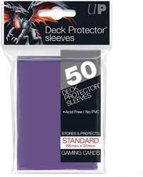 Ultra Pro 50 Gloss Purple Deck Protector Sleeves (Standard)