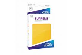 Matte Yellow Supreme UX Sleeves Japanese Size