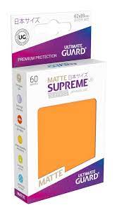 Matte Orange Supreme UX Sleeves Japanese Size