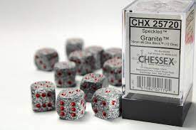 Chessex Speckled Granite 12-Die Set