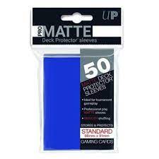 Ultra Pro 50 Matte Blue Deck Protector Sleeves