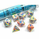 Chessex Festive Kaleidoscope Blue Polyhedral 7-Die Set