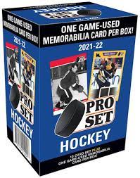 2021 NHL Hockey Pro Set Hockey Trading Card Booster Box