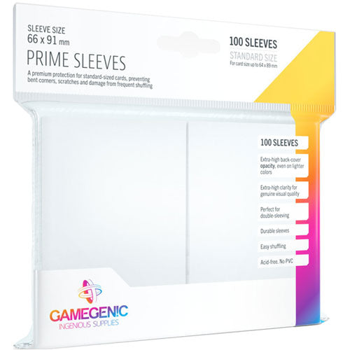 Prime Sleeves: White (100)