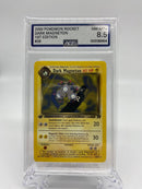 AGS Graded 2000 Pokémon Rocket Dark Magneton 1st Edition 28/82 8.5