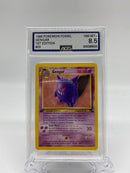 AGS Graded 1999 Pokémon Fossil Gengar 1st Edition 20/62 8.5