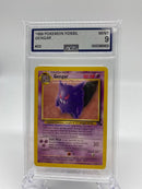 AGS Graded 1999 Pokémon Fossil Gengar 20/62 9.0