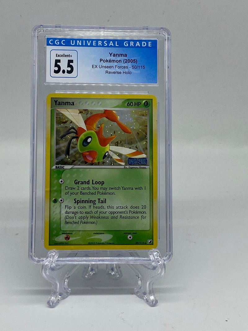 CGC Graded Pokemon Yanma - Holo 5.5