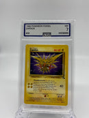 AGS Graded 1999 Pokémon Fossil Zapdos 30/62 7.0