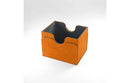 GameGenic Sidekick Deck Box - Orange (Holds 100+)