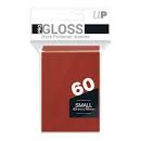 Ultra Pro 60 Gloss Red Deck Protector Sleeves (Small)