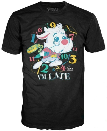 FUNKO POP! Tees Disney Alice In Wonderland White Rabbit T-Shirt