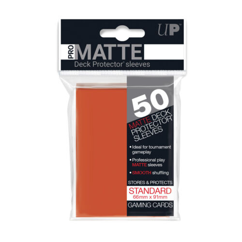 Ultra Pro 50 Matte Peach Deck Protector Sleeves