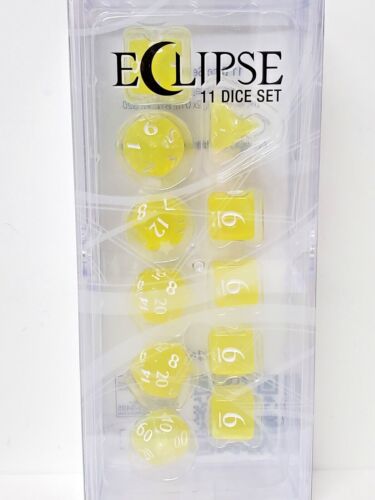 Eclipse Dice Set: Lemon Yellow (11)