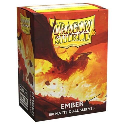 Dragon Shield Dual Matte Standard Sleeves - Ember (100-Pack)