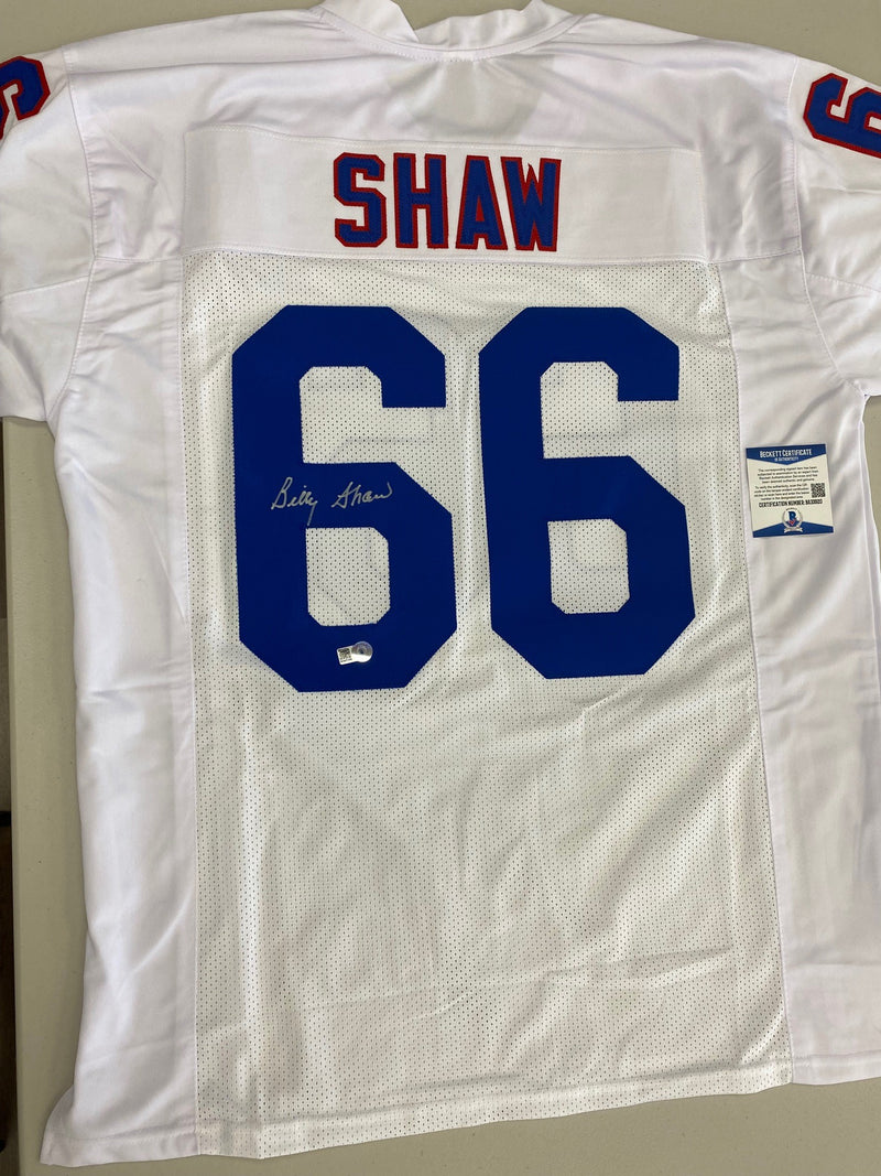 Billy Shaw Autographed Jersey