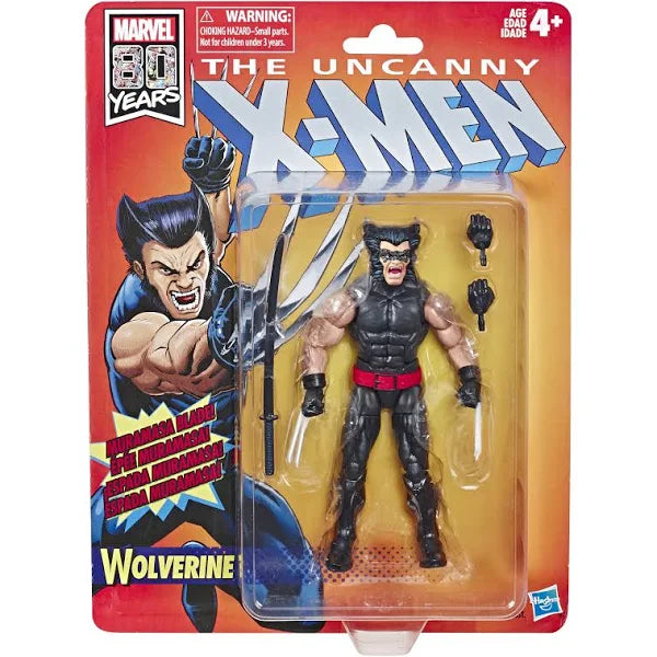 X-Men Retro Marvel Legends Wolverine 6" Action Figure