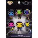 Funko POP! Pins: Marvel - Women Neon 6pc Pin Set, Black/Grey