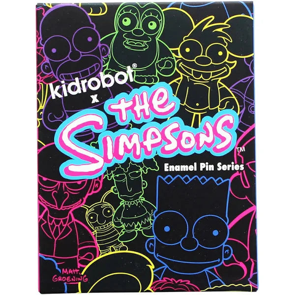 The Simpsons Blind Box Enamel Pin Series, One Random