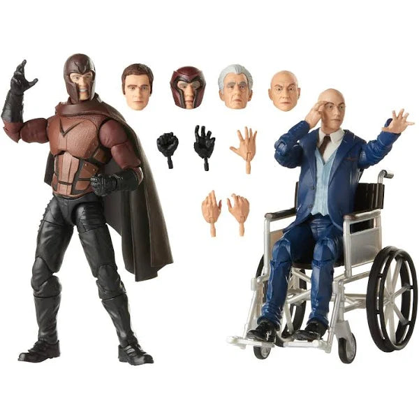 Hasbro Marvel Legends Series X-Men 6-inch Collectible Magneto and Professor X