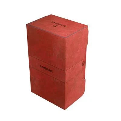 GameGenic Stronghold Deck Box - Red (Holds 200+)