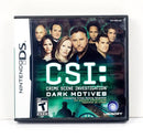 CSI Crime Scene Investigation Dark Motives Nintendo DS [USED]