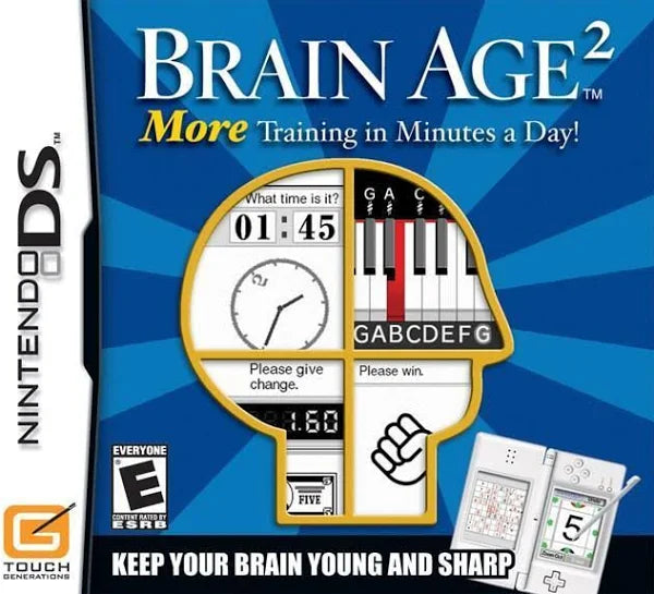 Brain Age 2 More Training in Minutes a Day Nintendo DS [USED]