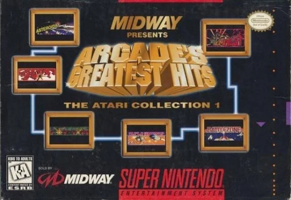 Arcade's Greatest Hits Atari Collection 1 [Super Nintendo] [USED]