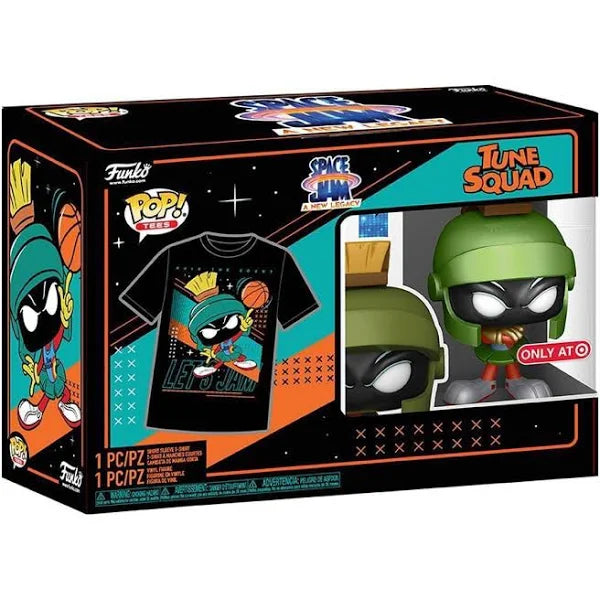 Funko Pop! Tees Space Jam A New Legacy - Marvin The Martian Collector Box - Medium