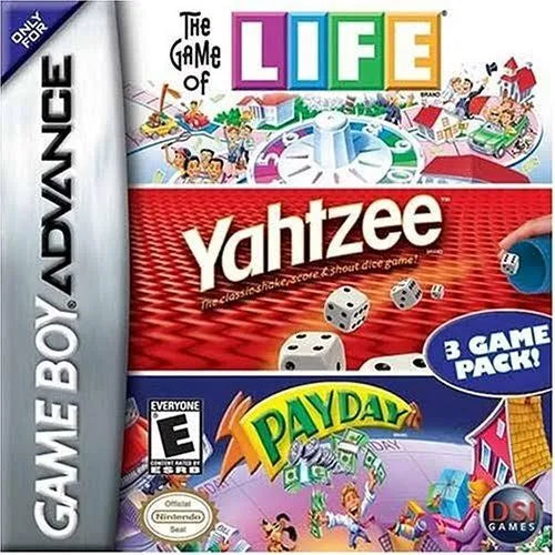 Game of Life / Yahtzee / Payday Gameboy Advance [USED]