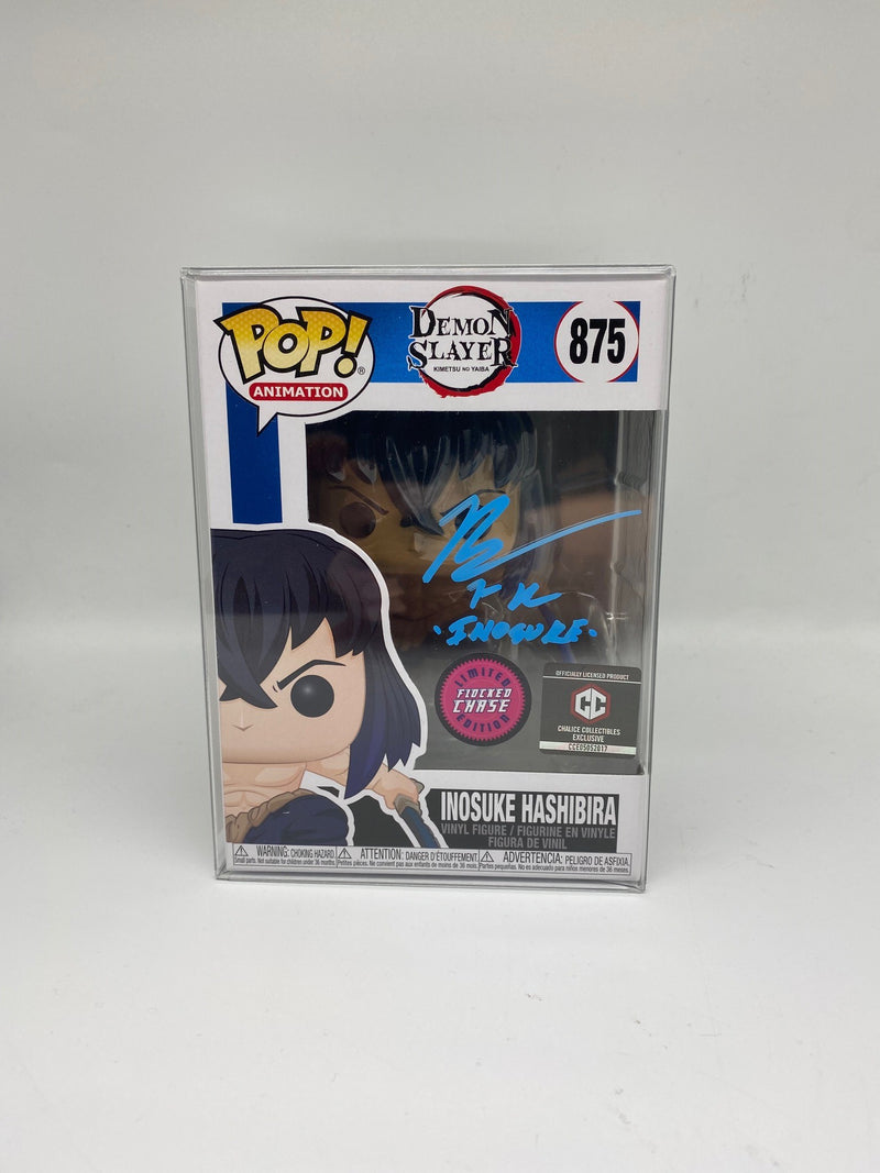 Signed Inosuke Hashibira Funko Pop