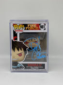 Signed Shinra with Fire Funko Pop